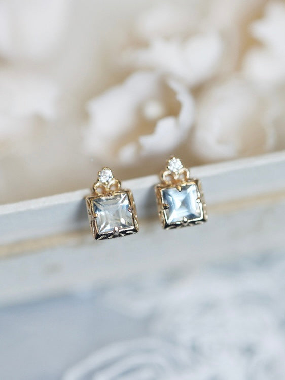 Topaz Stud Earrings