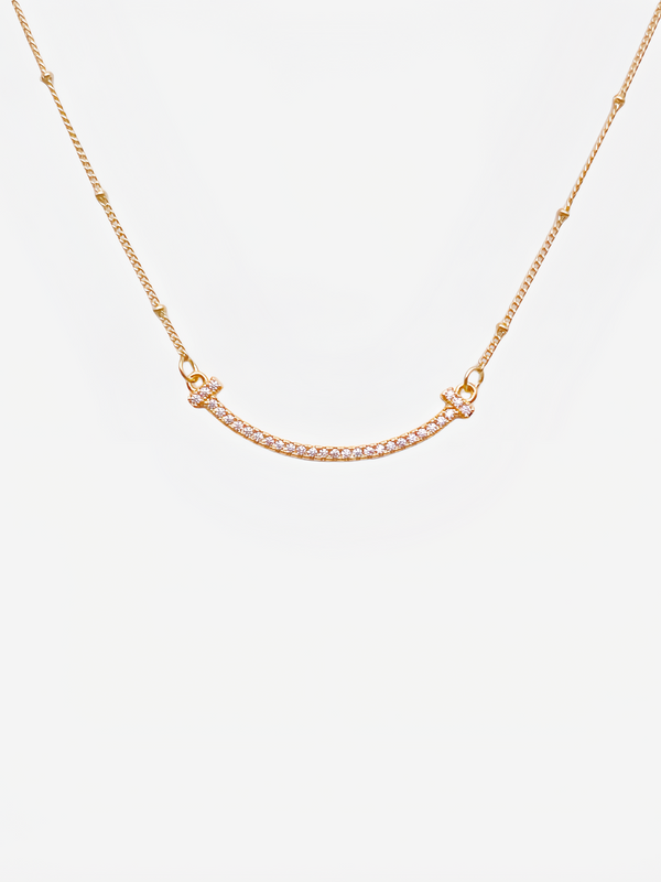 Diamond Smile Necklace