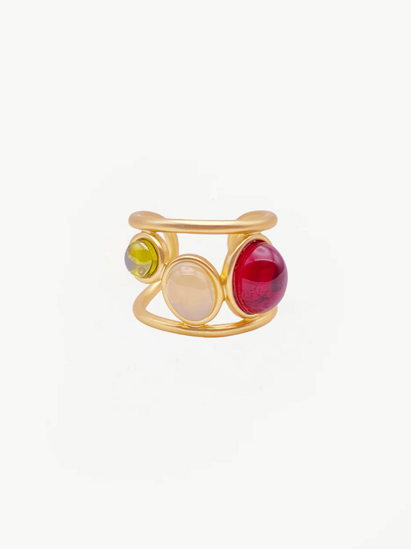 Coloured Gemstone Ring