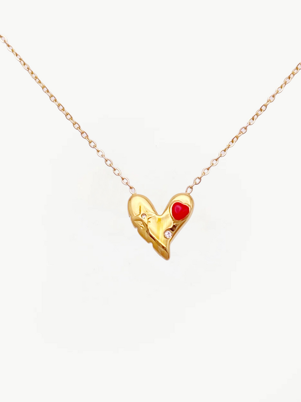 Double Heart Necklace