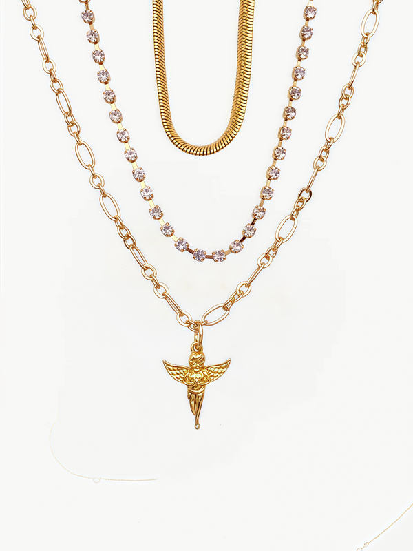 Angel Stacked Necklace