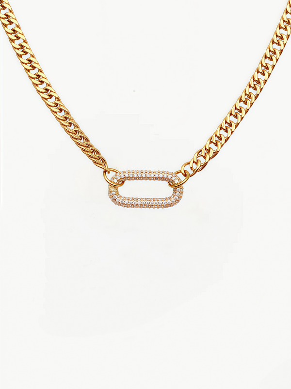 Diamond-set geometry Choker